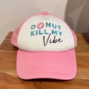 Pink and White Trucker Hat